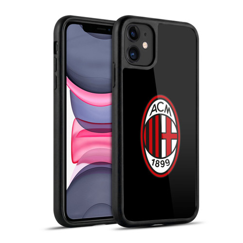AC Milan Crest Full Colour Black Gel Armour Case For Apple iPhone 11