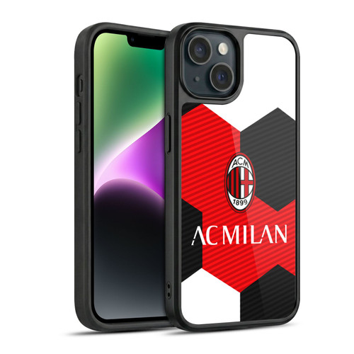 AC Milan Crest Ball Gel Armour Case For Apple iPhone 14