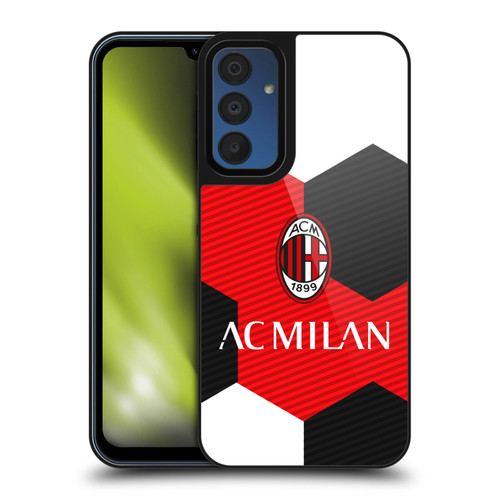AC Milan Crest Ball Gel Armour Case For Samsung Galaxy A15