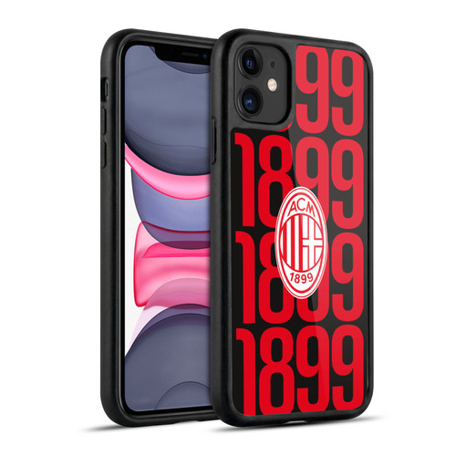 AC Milan Graphics Pattern Gel Armour Case For Apple iPhone 11