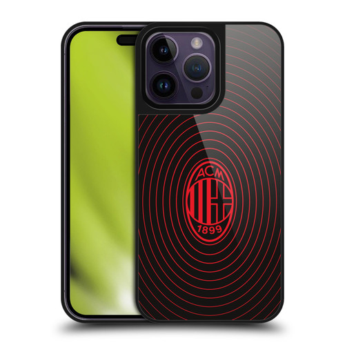 AC Milan Graphics Beat Gel Armour Case For Apple iPhone 14 Pro Max