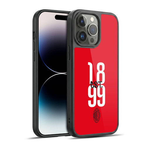 AC Milan Graphics Est. 1899 Gel Armour Case For Apple iPhone 14 Pro Max