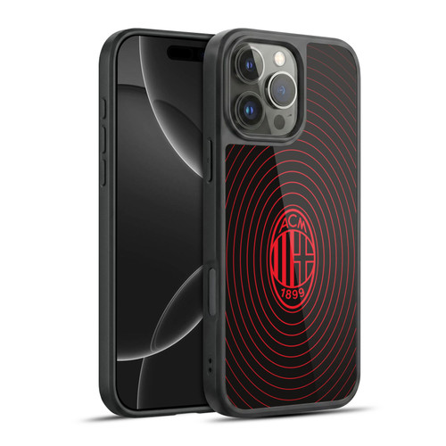 AC Milan Graphics Beat Gel Armour Case For Apple iPhone 16 Pro Max