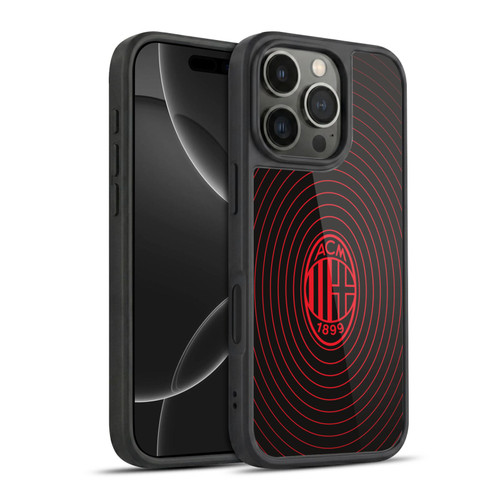 AC Milan Graphics Beat Gel Armour Case For Apple iPhone 16 Pro