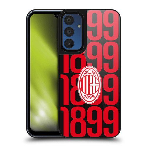 AC Milan Graphics Pattern Gel Armour Case For Samsung Galaxy A15