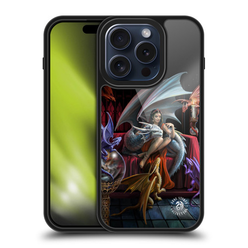 Anne Stokes Mix Fantasy Art Dragon Charm Gel Armour Case For Apple iPhone 15 Pro