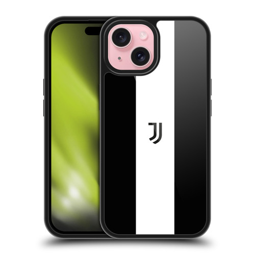 Juventus Football Club Lifestyle 2 Bold White Stripe Gel Armour Case For Apple iPhone 15