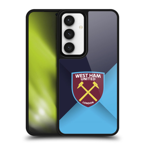 West Ham United FC Crest Blue Gradient Gel Armour Case For Samsung Galaxy S24 5G