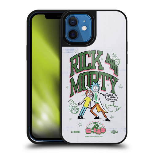 Rick And Morty Duo Graphics Wubb A Lubba Dub Dub Gel Armour Case For Apple iPhone 12 / iPhone 12 Pro