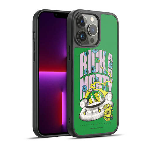 Rick And Morty Duo Graphics The Space Cruiser Gel Armour Case For Apple iPhone 13 Pro Max