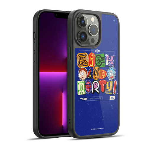 Rick And Morty Duo Graphics Typography Gel Armour Case For Apple iPhone 13 Pro Max