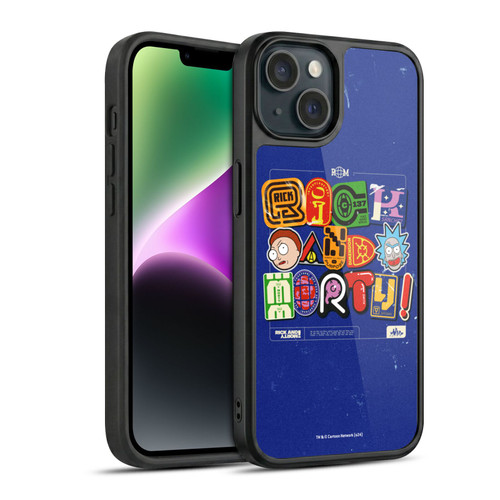 Rick And Morty Duo Graphics Typography Gel Armour Case For Apple iPhone 14