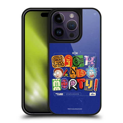Rick And Morty Duo Graphics Typography Gel Armour Case For Apple iPhone 14 Pro