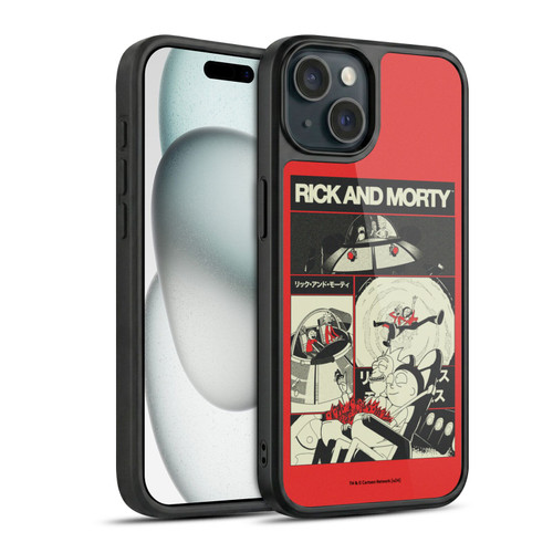 Rick And Morty Duo Graphics The Space Cruiser Collage Gel Armour Case For Apple iPhone 15