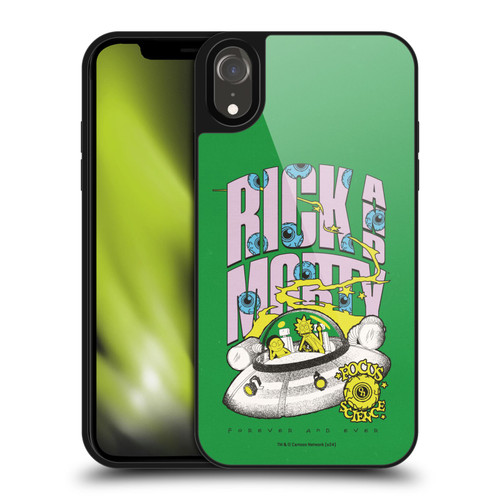 Rick And Morty Duo Graphics The Space Cruiser Gel Armour Case For Apple iPhone XR
