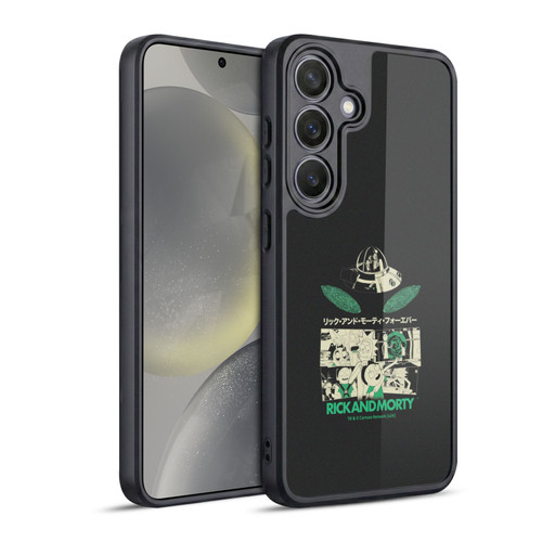 Rick And Morty Duo Graphics Portals Gel Armour Case For Samsung Galaxy S24 5G