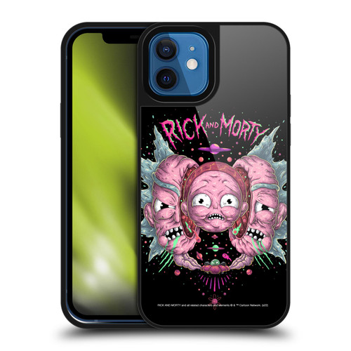 Rick And Morty Season 1 & 2 Graphics Intergalactic Escapades Gel Armour Case For Apple iPhone 12 / iPhone 12 Pro
