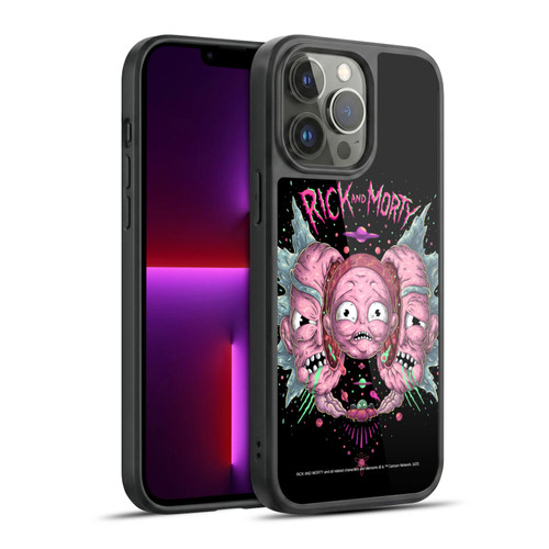 Rick And Morty Season 1 & 2 Graphics Intergalactic Escapades Gel Armour Case For Apple iPhone 13 Pro Max