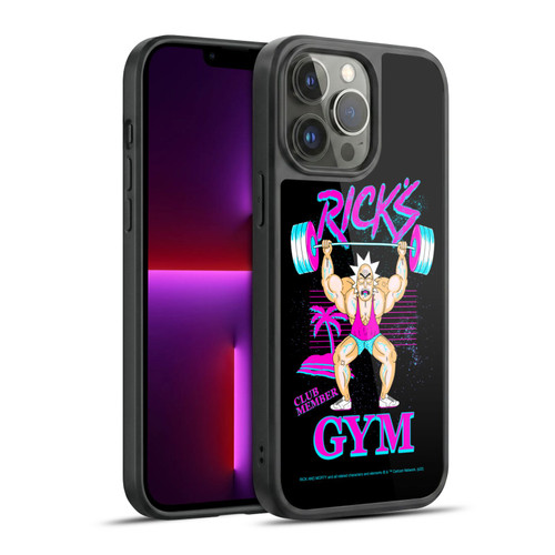 Rick And Morty Season 1 & 2 Graphics Rick's Gym Gel Armour Case For Apple iPhone 13 Pro Max