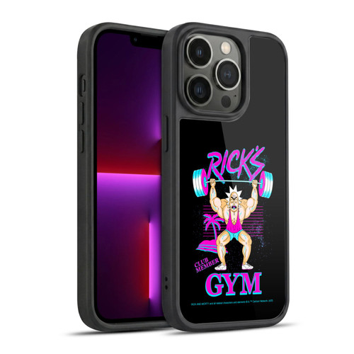 Rick And Morty Season 1 & 2 Graphics Rick's Gym Gel Armour Case For Apple iPhone 13 Pro
