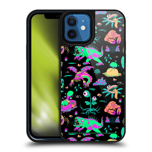 Rick And Morty Season 3 Graphics Aliens Gel Armour Case For Apple iPhone 12 / iPhone 12 Pro