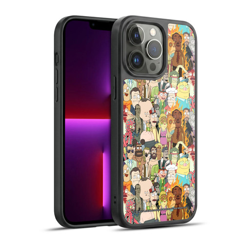 Rick And Morty Season 3 Graphics Interdimensional Space Cable Gel Armour Case For Apple iPhone 13 Pro Max