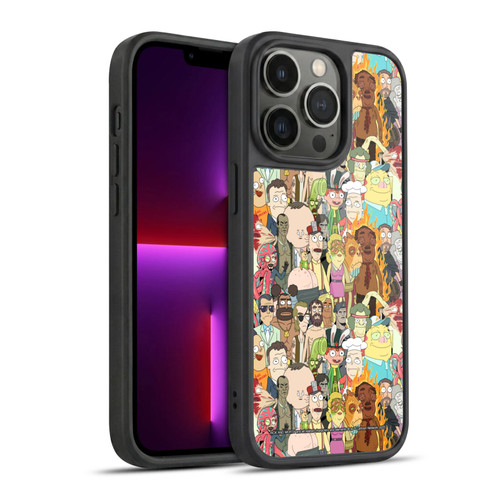 Rick And Morty Season 3 Graphics Interdimensional Space Cable Gel Armour Case For Apple iPhone 13 Pro