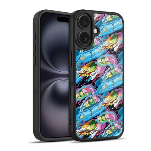 Rick And Morty Season 5 Graphics Warp Pattern Gel Armour Case For Apple iPhone 16