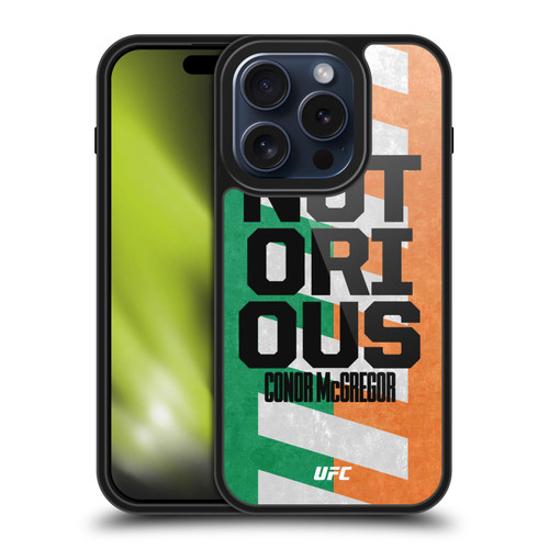UFC Conor McGregor Ireland Flag Gel Armour Case For Apple iPhone 15 Pro