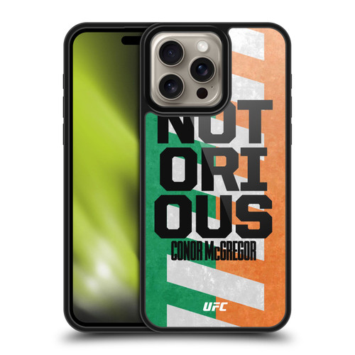 UFC Conor McGregor Ireland Flag Gel Armour Case For Apple iPhone 16 Pro Max