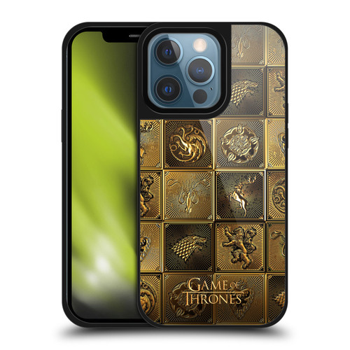 HBO Game of Thrones Golden Sigils All Houses Gel Armour Case For Apple iPhone 13 Pro