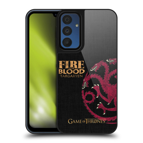 HBO Game of Thrones House Mottos Targaryen Gel Armour Case For Samsung Galaxy A15