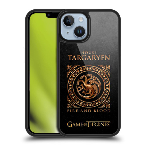 HBO Game of Thrones Metallic Sigils Targaryen Gel Armour Case For Apple iPhone 14