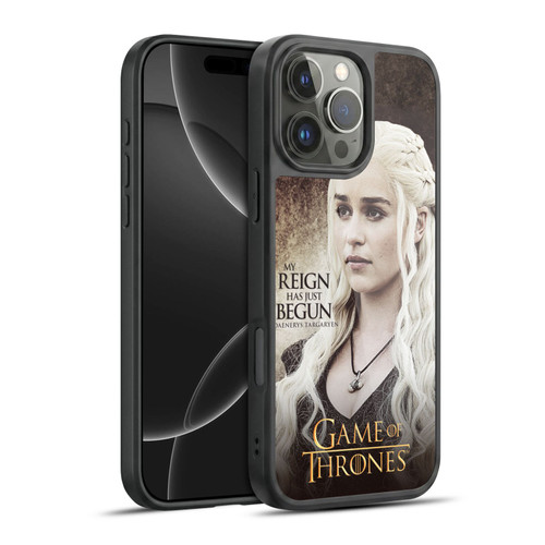 HBO Game of Thrones Character Quotes Daenerys Targaryen Gel Armour Case For Apple iPhone 16 Pro Max