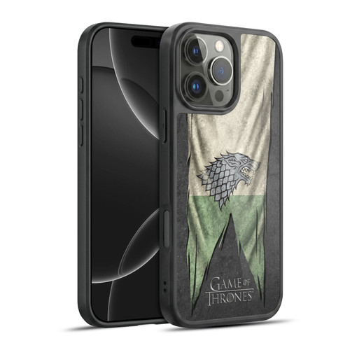 HBO Game of Thrones Sigil Flags Stark Gel Armour Case For Apple iPhone 16 Pro Max