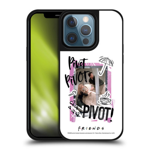 Friends TV Show Doodle Art Pivot Gel Armour Case For Apple iPhone 13 Pro
