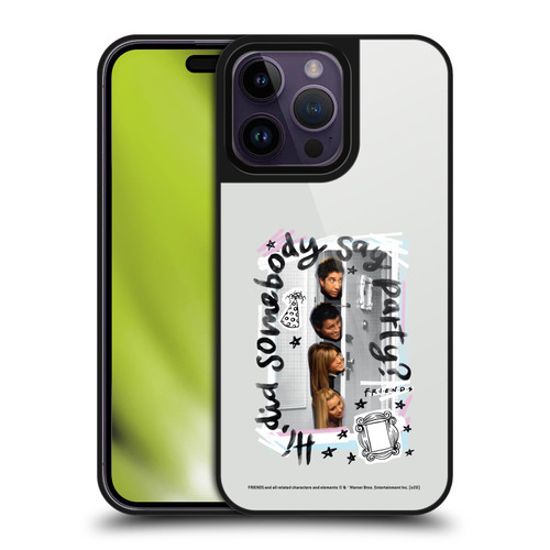 Friends TV Show Doodle Art Somebody Say Party Gel Armour Case For Apple iPhone 14 Pro Max