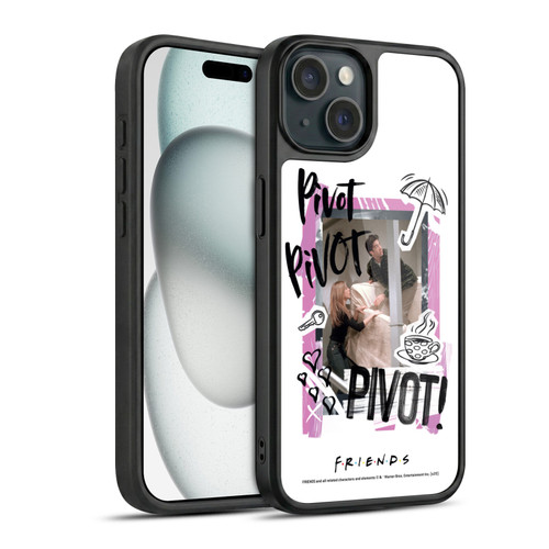 Friends TV Show Doodle Art Pivot Gel Armour Case For Apple iPhone 15