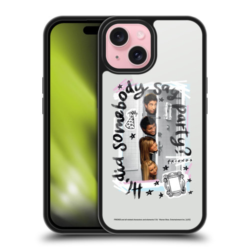 Friends TV Show Doodle Art Somebody Say Party Gel Armour Case For Apple iPhone 15