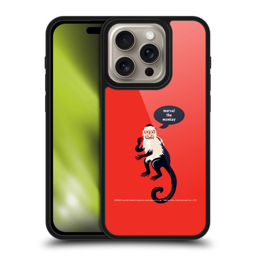 Friends TV Show Iconic Marcel The Monkey Gel Armour Case For Apple iPhone 16 Pro
