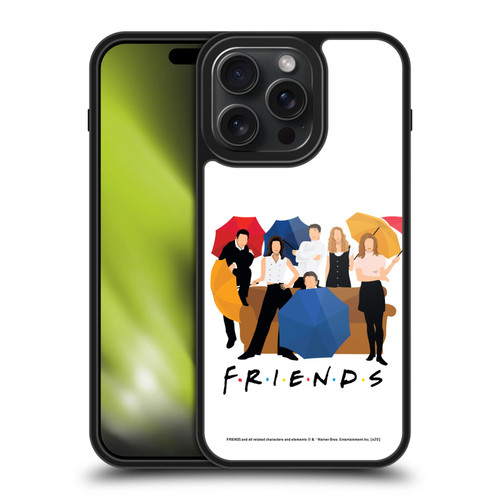 Friends TV Show Key Art Logo Opening Sequence Gel Armour Case For Apple iPhone 15 Pro Max