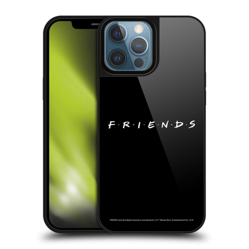 Friends TV Show Logos Black Gel Armour Case For Apple iPhone 13 Pro Max