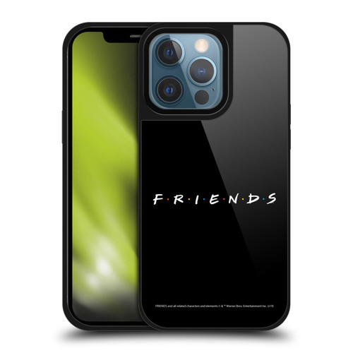 Friends TV Show Logos Black Gel Armour Case For Apple iPhone 13 Pro