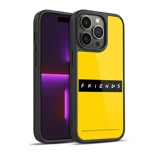Friends TV Show Logos Pattern Gel Armour Case For Apple iPhone 14 Pro