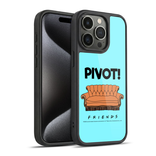 Friends TV Show Quotes Pivot Gel Armour Case For Apple iPhone 15 Pro