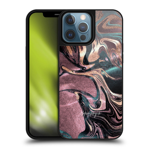 Nature Magick Luxe Gold Marble Metallic Bronze Gel Armour Case For Apple iPhone 13 Pro Max