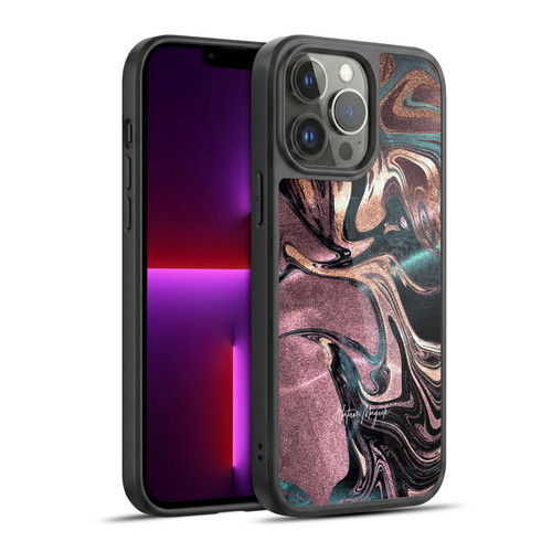 Nature Magick Luxe Gold Marble Metallic Bronze Gel Armour Case For Apple iPhone 13 Pro Max