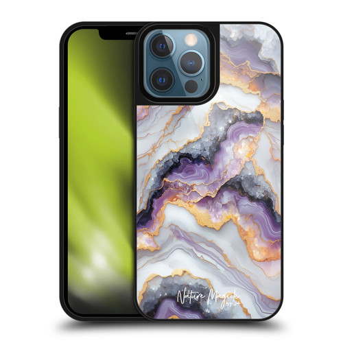 Nature Magick Plum Marble Limpid Gel Armour Case For Apple iPhone 13 Pro Max