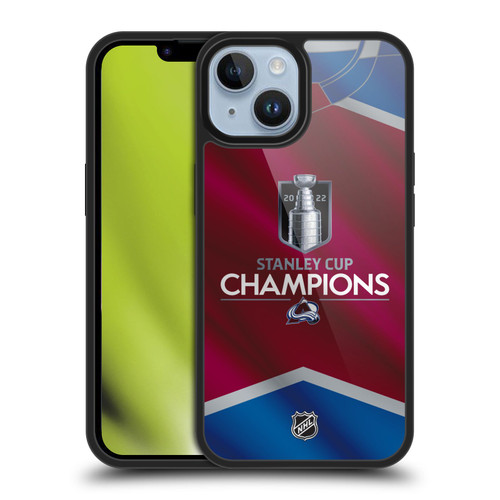 NHL 2022 Stanley Cup Champions Colorado Avalanche Jersey Gel Armour Case For Apple iPhone 14