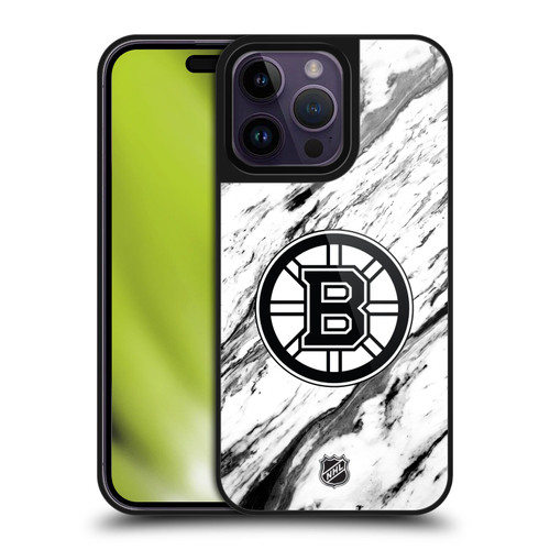 NHL Boston Bruins Marble Gel Armour Case For Apple iPhone 14 Pro Max NHL Boston Bruins Marble Gel Armour Case For Apple iPhone 14 Pro Max